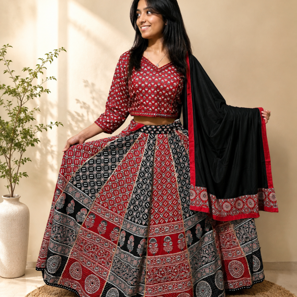 Azrak design chaniya choli