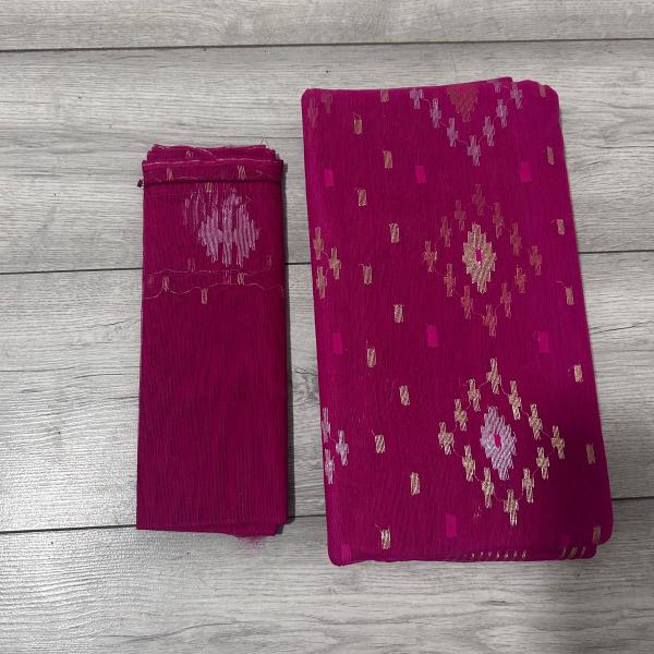 Handloom Dhakai Jamdani Saree – Premium Collection