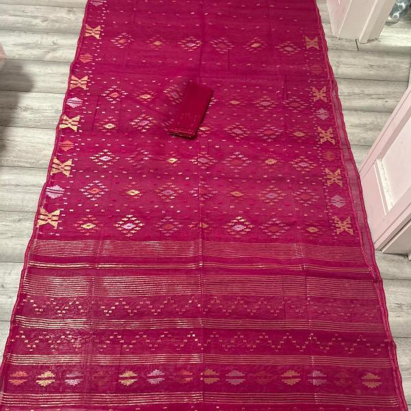 Handloom Dhakai Jamdani Saree – Premium Collection