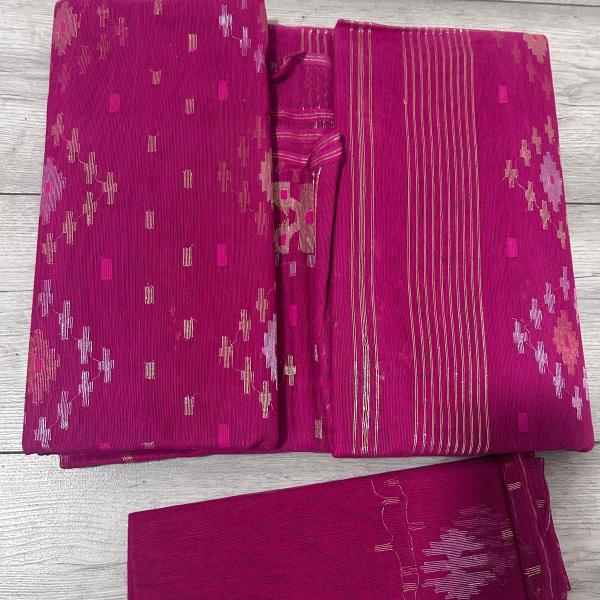 Handloom Dhakai Jamdani Saree – Premium Collection