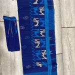 Dhakai Jamdani Elegant Royal Blue Saree