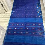 Dhakai Jamdani Elegant Royal Blue Saree